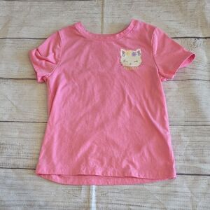 Bubblegum Pink Short Sleeve Tee with Crew Neck